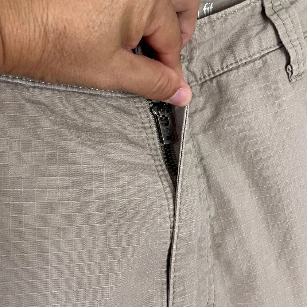 Carhartt Relaxed Fit Beige Canvas Cargo Pants Mens 38 Beige Work Utility Outdoor